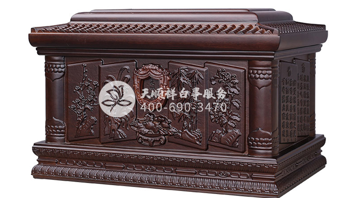 四季常青非洲小黑檀骨灰盒 四季常青非洲小黑檀骨灰盒